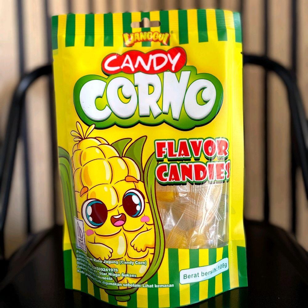 

[LIANGGUI] CANDY CORNO FLAVOR CANDIES, PERMEN LUNAK RASA JAGUNG (CANDY CORN) CANDY, GUMMY, CHEWY, SNACK, CEMILAN, KENYAL, MANIS, ASEM
