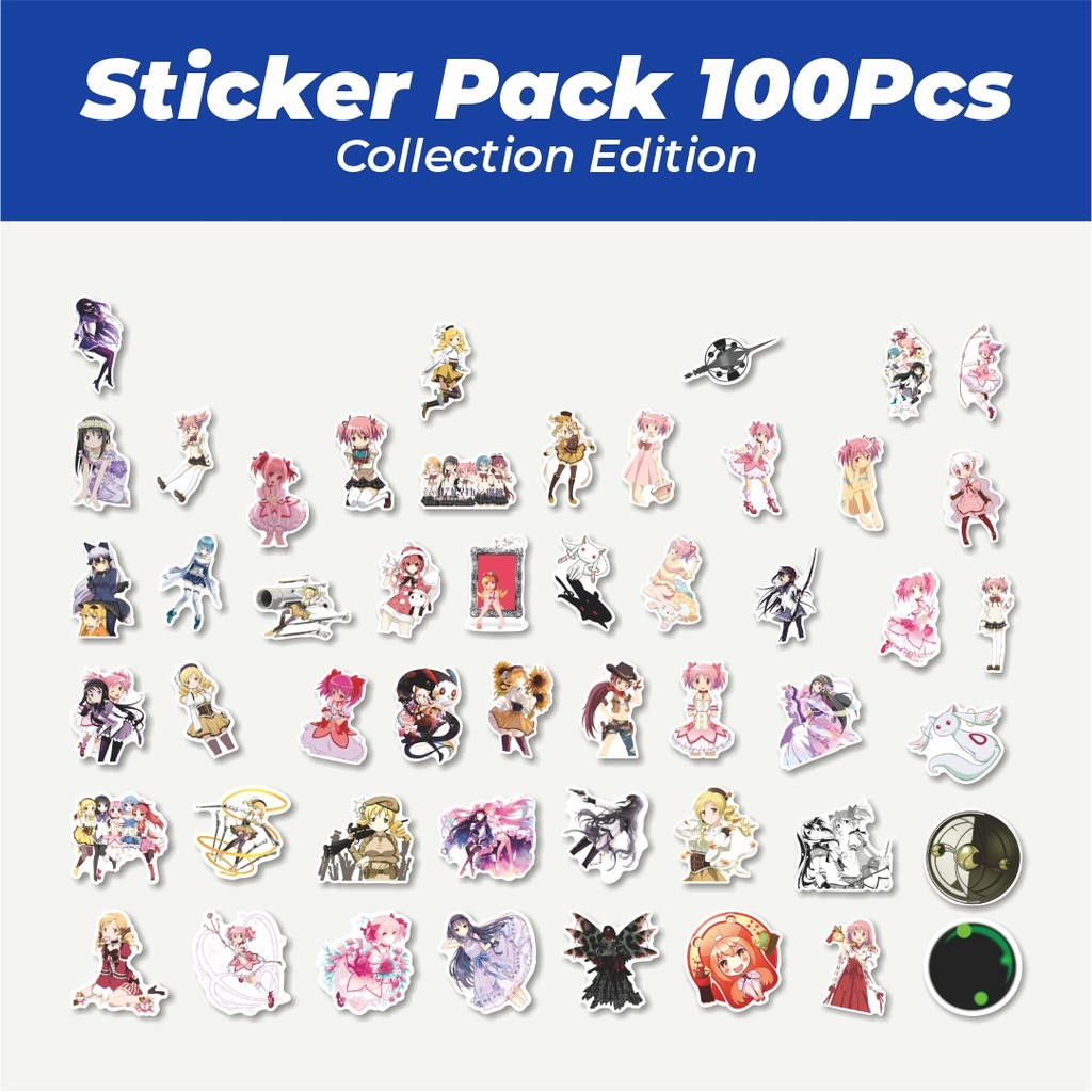 

Hot Stiker Anime Puella Magi Madoka Magica Sticker Lucu Anti Air Stikers Berperekat Waterproof Sticker Decal Buat Motor Helm Buku Journal Koper Casing HP Laptop Botol Minum