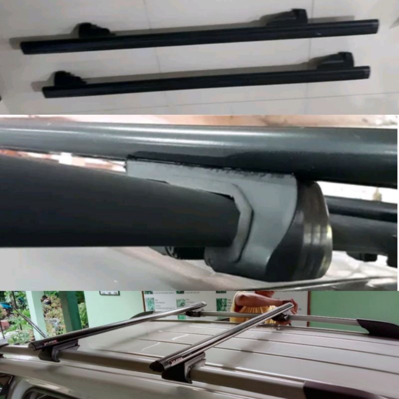 CROSSBAR / SPORT RACK / Roof rack JEPIT ROOF RAIL / REL RUSH TERIOS BRV FORTUNER PAJERO