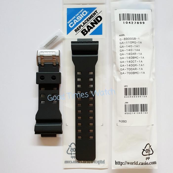 STRAP G-SHOCK G 8900GB GA 110RG GA 140 GA 700 GA 710 Casio Original