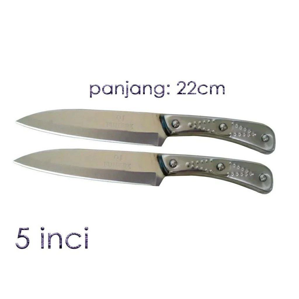 Dapur Stainless -  PISAU QJ / PISAU DAPUR STAINLESS / PISAU DAGING / PISAU SERBAGUNA