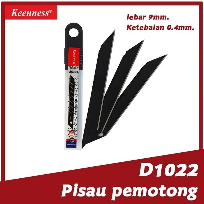 

Harga Grosir ( 1 kotak / 20 packs ) Refill Cutter Keenness ORIGINAL Anti karat - hitam, D1022 (10 pcs)