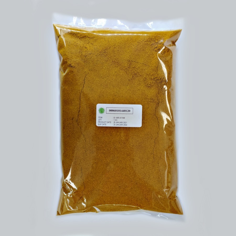 

Kari Ayam Bubuk 1 kg Pure Asli 100%