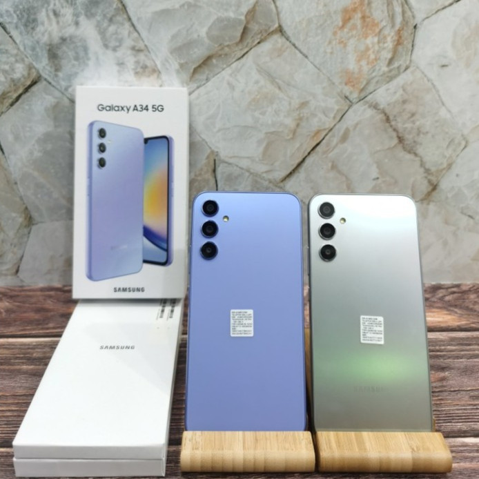 Samsung A34 5G Ram 8/128GB | Ram 8/256GB Second Resmi