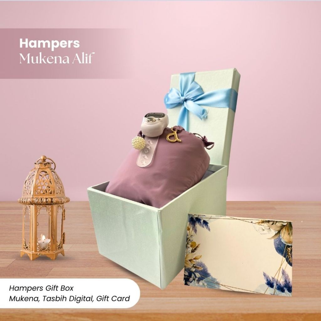 GIFT HAMPERS KADO MUKENA ALIF TRAVEL MINI