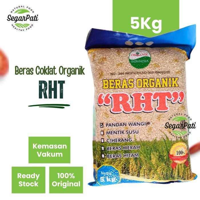 

5Kg Beras Coklat Organik Premium / Brown RIce RHT Bersertifikat Terlaris