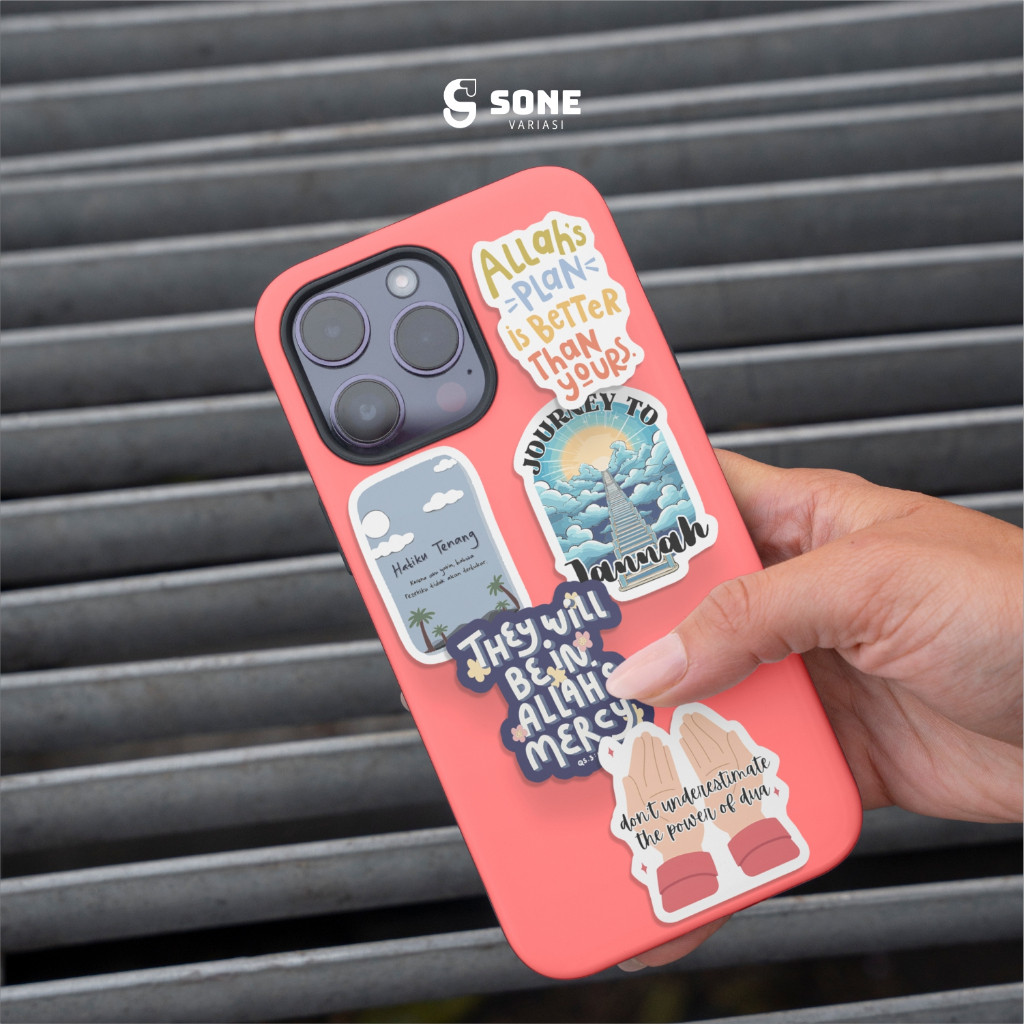

Sticker Quotes Islami Aesthetic Paper Vinyl Anti Air Aksesoris Laptop Buku Tumbler