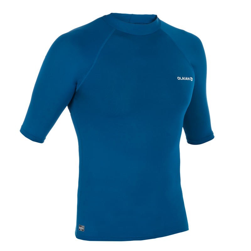 Decathlon Olaian Men Surf Uv Top Petrole Blue - 8485998