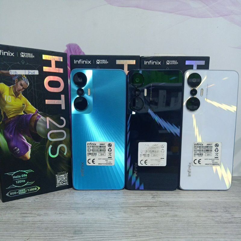 Infinix Hot 20S Ram 8GB + Extended Ram 5GB Rom 128GB Second Resmi