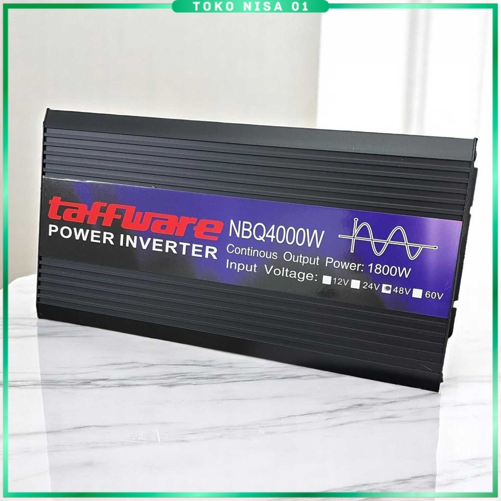 Taffware Power Inverter Mobil Pure Sine Wave DC 48V to AC 220V 4000W - NBQ4000W