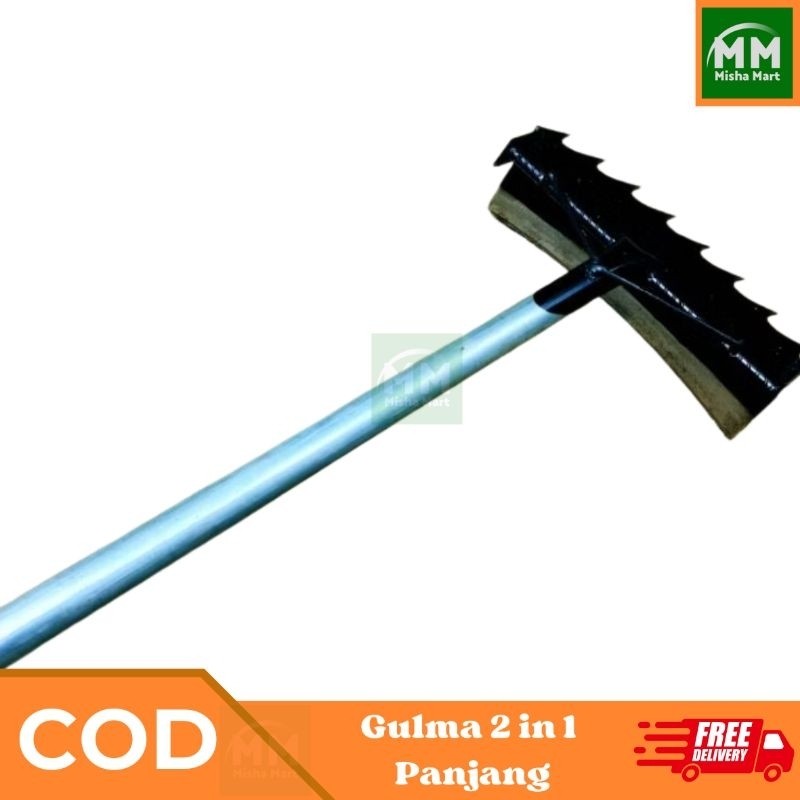 cangkul gulma panjang 2in1, cangkul rumput liar ~MM