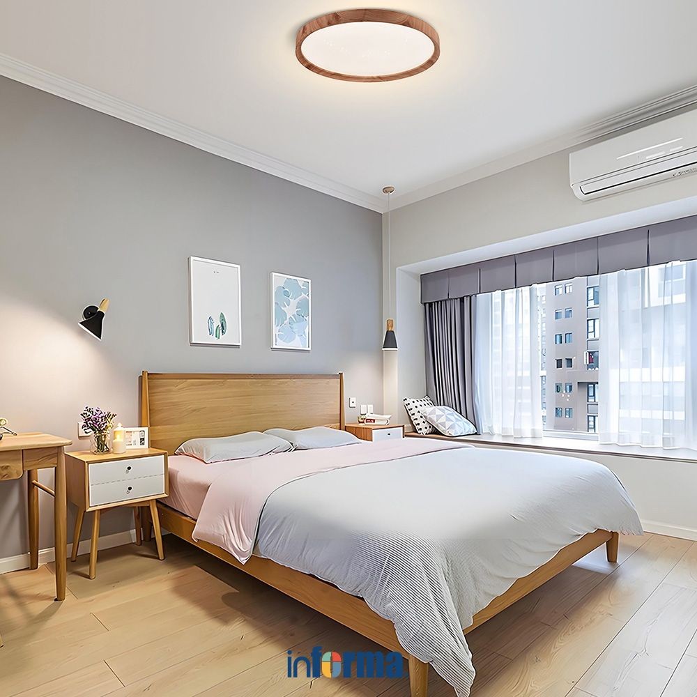 Informa Avery Lampu Langit-Langit - Cokelat Lampu Plafon Ruang Tamu Kamar Tidur Ceiling Light Penera