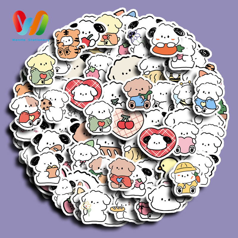 

Stiker Hewan Anak Anjing Korea yang Lucu Kreatif DIY untuk Komputer, Washi, Scrapbooking, Laptop, Alat Tulis, Seni, dan Kerajinan.