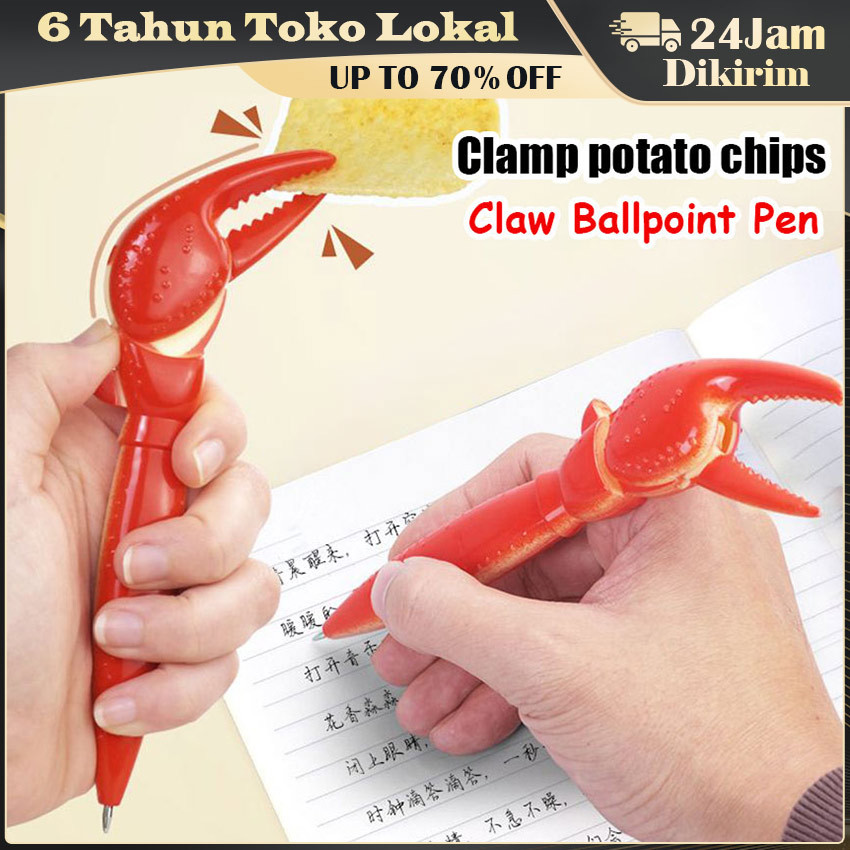 

Pena Kepiting Kreatif Lucu 0.5mm Ballpoint Untuk Anak, Koleksi, dan Souvenir Alat Tulis Unik