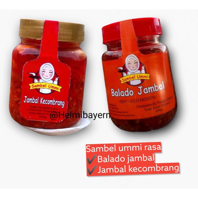 

Sambel bawang / sambal jambal roti super / sambel jambal balado / sambel jambal kecombrang