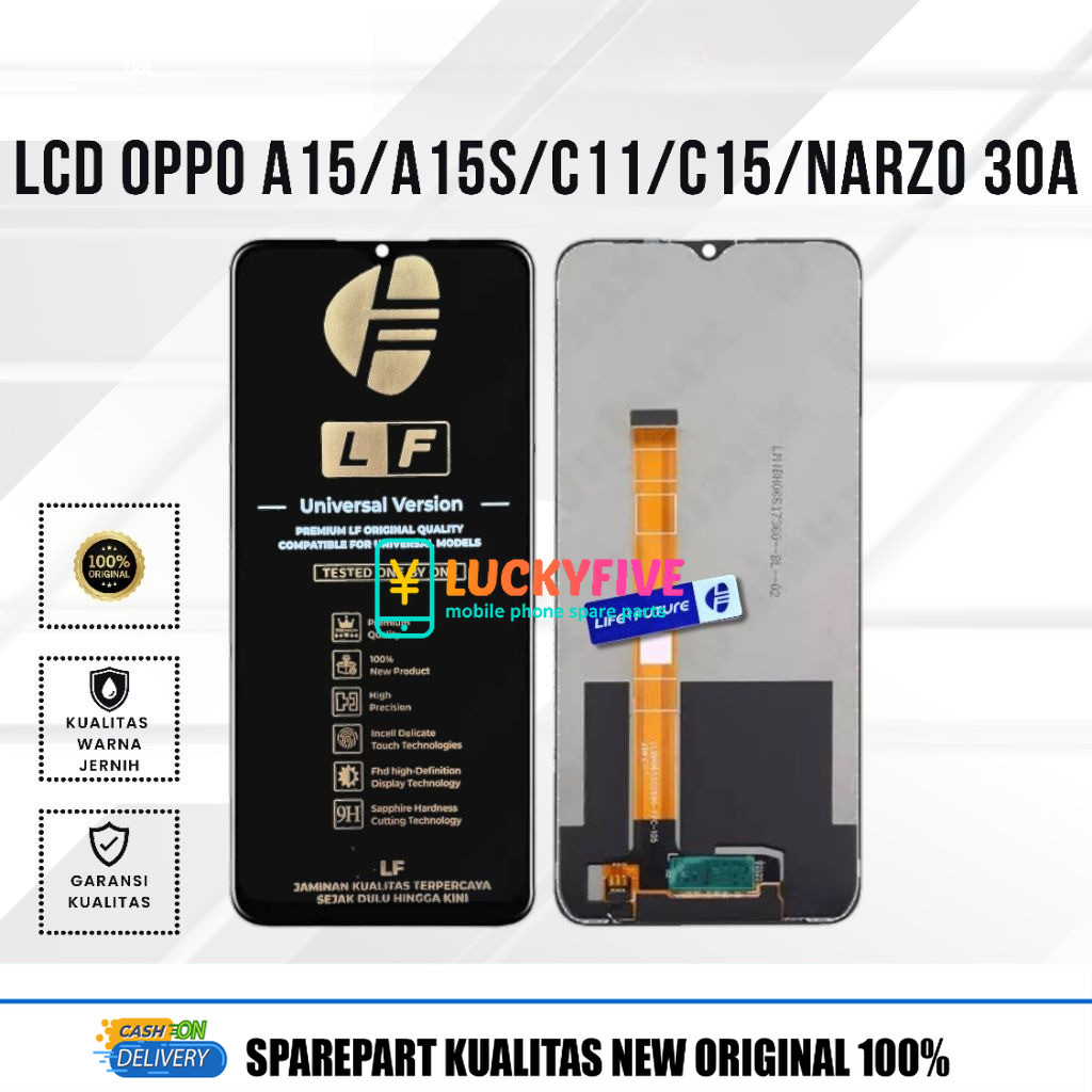 LCD Oppo A15s Original 100% LF Garansi 1 Minggu