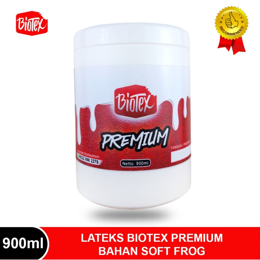 Lateks Biotex Premium Bahan Bikin Soft Frog 900 Ml