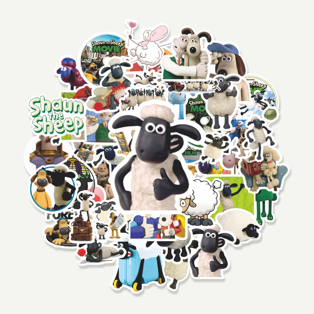 

Sticker Pack Stiker Kartun Shaun The Sheep | Sticker TUMBLR | Stiker LAPTOP KOPER HELM