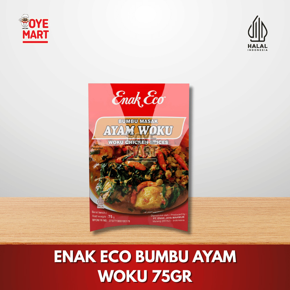 

ENAK ECO BUMBU MASAK AYAM WOKU 75GR / BUMBU INSTAN