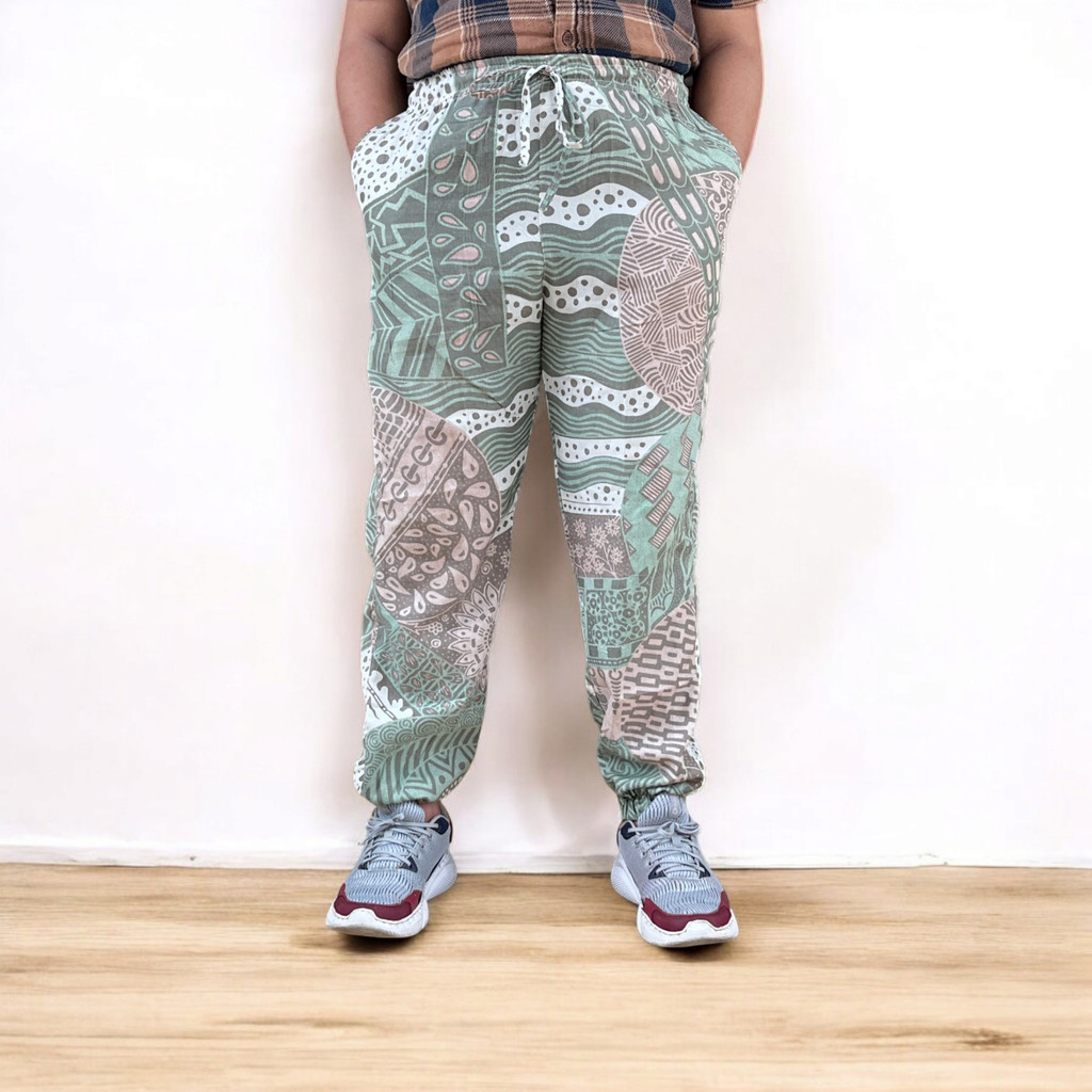 Celana Jogger Batik Pria Panjang Joger Pants Katun Premium Surya Teja CJ-3