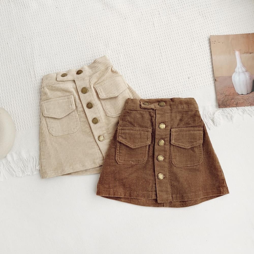 Trendlo Rok Pendek Anak Perempuan Corduroy