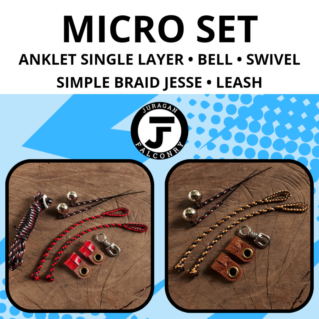 CG - BWK - OBAY | Juragan Falconry Anklet Angklet Gelang Kaki Burung Hantu Elang BOPCO