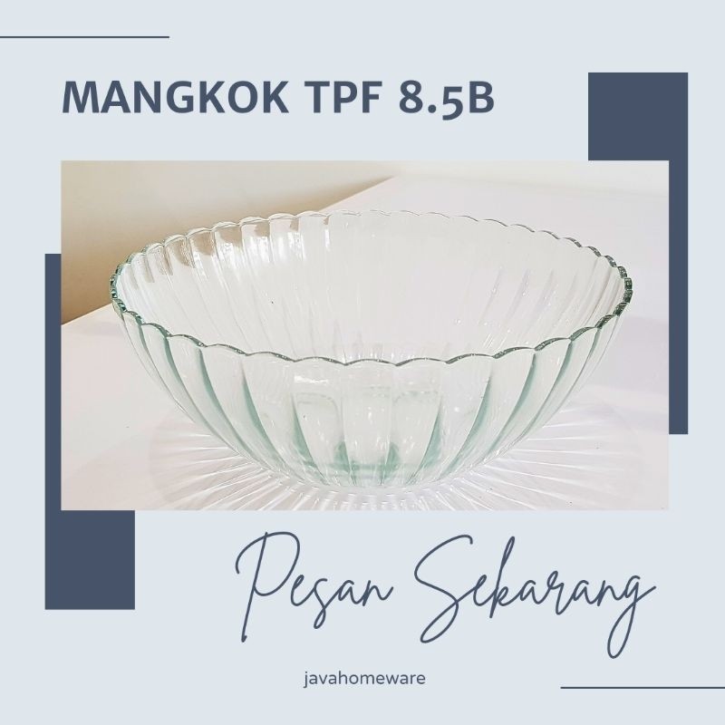 MANGKOK KACA SOUVENIR (12 Pcs) | MANGKOK KACA BENING | MANGKOK KACA