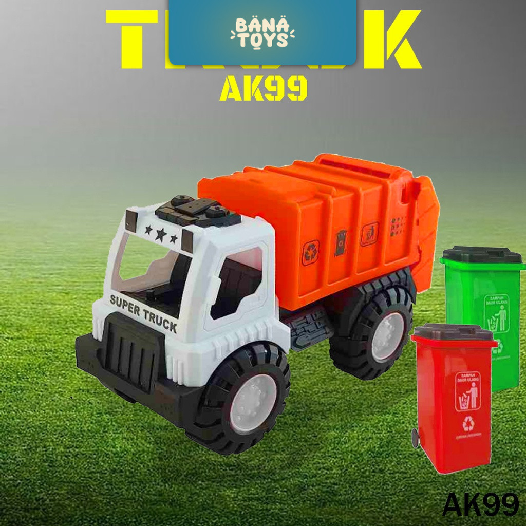 ( Bisa Cod ) MAINAN TRUK UKURAN BESAR - MAINAN TRUK SAMPAH SNI MURAH