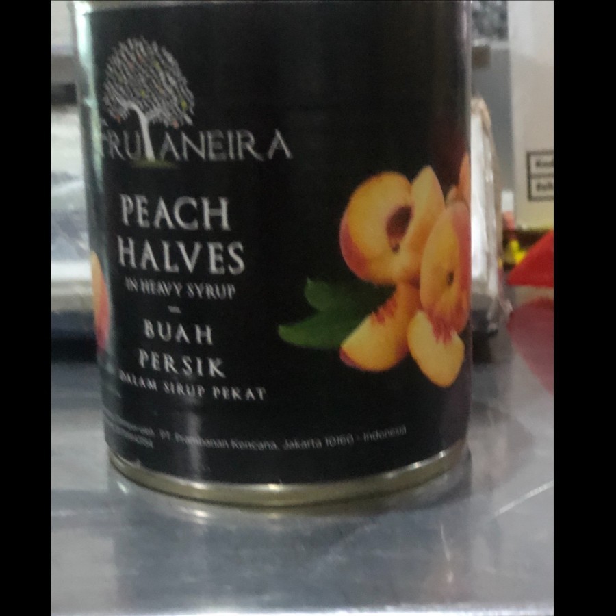 

Frutaneira Peach / Buah Kaleng Peach 820 Gram