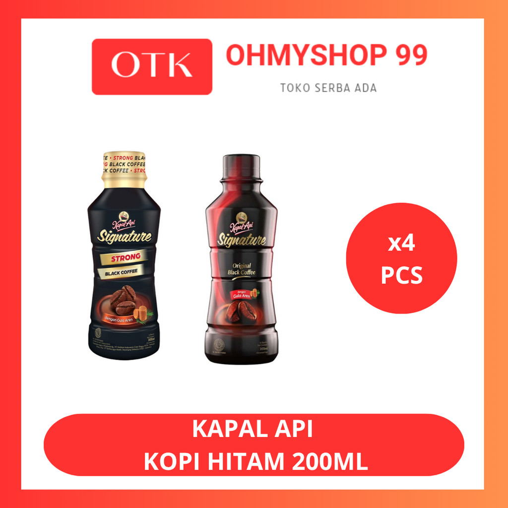 

Kopi Kapal Api Signature Kopi Hitam 200ml x 4pcs