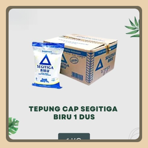 

GROSIR TEPUNG TERIGU CAP SEGITIGA BIRU 1 KG PAKET 1 DUS MURAH !!