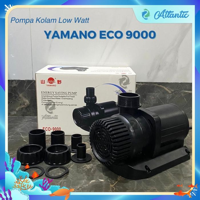 Yamano ACT 9000 Low Watt Pompa Air Kolam Hidroponik Aquarium - YAMANO ECO 9000