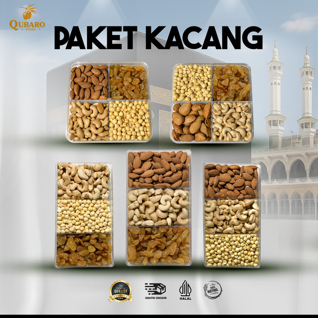 

PAKET KACANG MIX VARIAN 3IN1 DAN 4IN1 / PAKET HAMPERS KACANG GIFT OLEH OLEH HAJI DAN UMROH PREMIUM