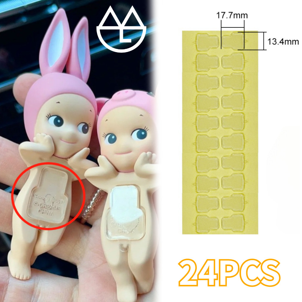 

24 Pcs SONNY ANGEL Hipper Adhesive Lem Refill Sonny Angel Hippers Tape Hippers Animal Harvest Dreaming Series
