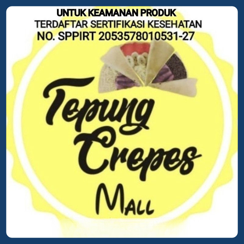 

SANS Tepung Crepes Mall 2 Kilogram. Asli Mall Ada Sertifikat Kesehatan & Hukum