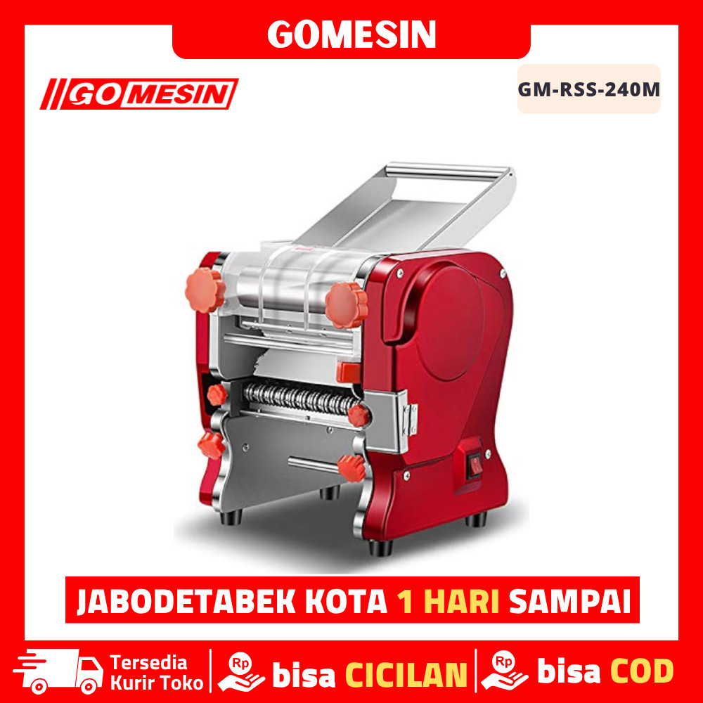 Mesin Mie Listrik Alat Pembuat Mie Mesin Pembuat Mie Listrik Gomesin GM-RSS-240M