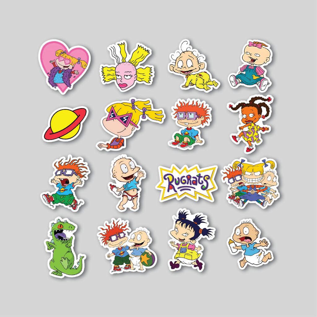 

Sticker Pack Rugrats | Sticker Tumbler | Stiker Laptop Koper Helm