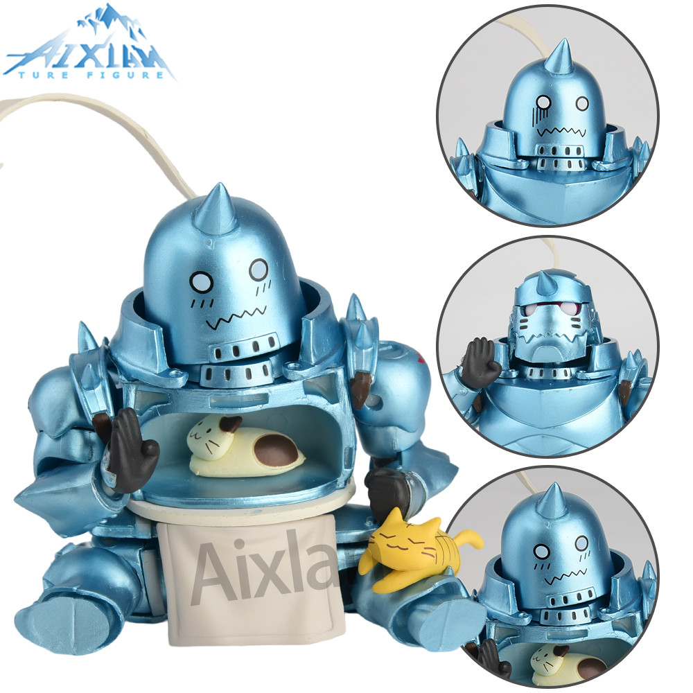 Aixlan#796 Fullmetal Alchemist Figure Alphonse Elric Cute  10CM Alphonse Elric PVC Action Figure Ami