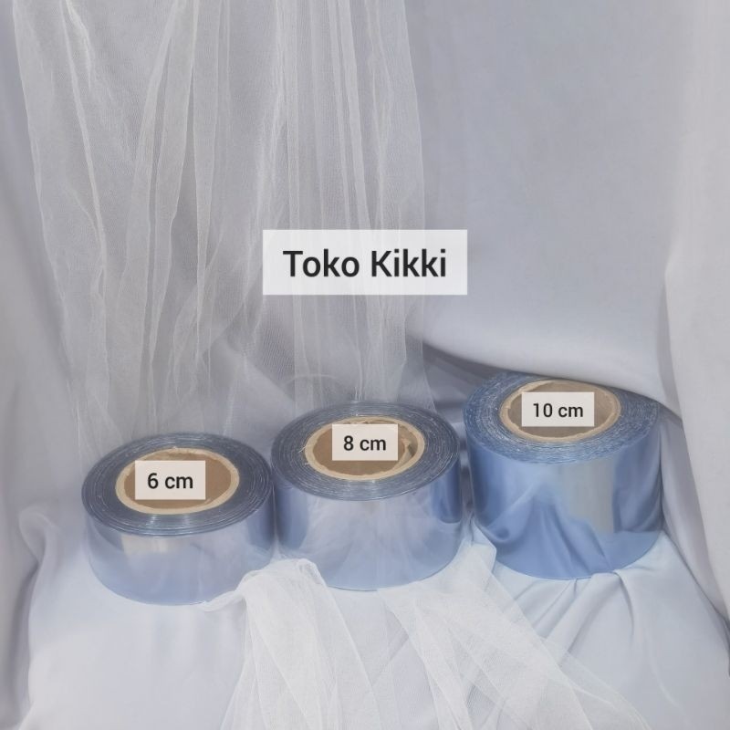 ( Banyak Ukuran ) Mika Kue Tart 1 Roll 50 Meter / Mika Makanan Cake Sushi Dimsum