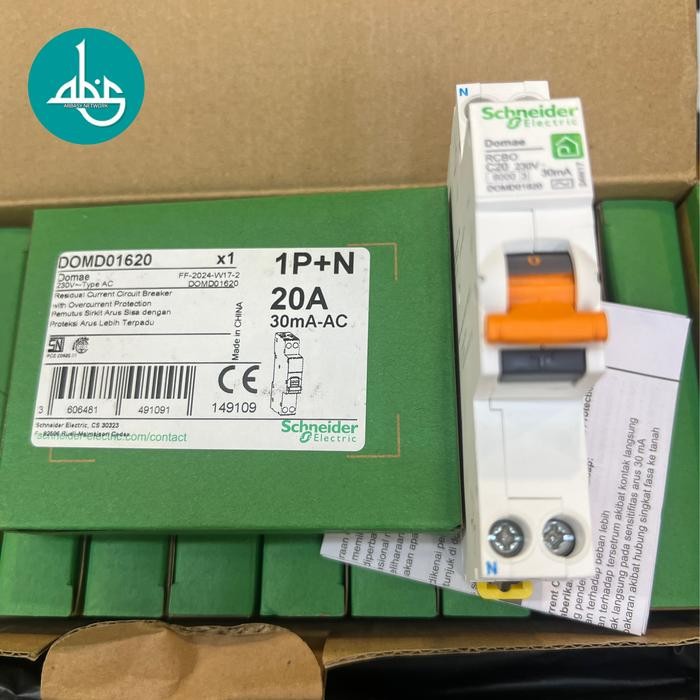 RCCB/RCBO Domae 1P+N 20A 30MA-AC - DOMD01620