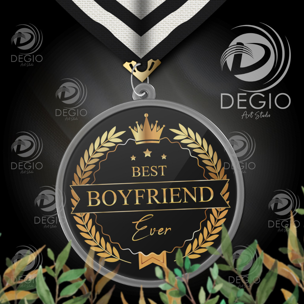 MEDALI CUSTOM / MEDALI WISUDA / MEDALI GRADUATION / MEDALI BEST BOYFRIEND GIRLFRIEND FRIEND SISTER P