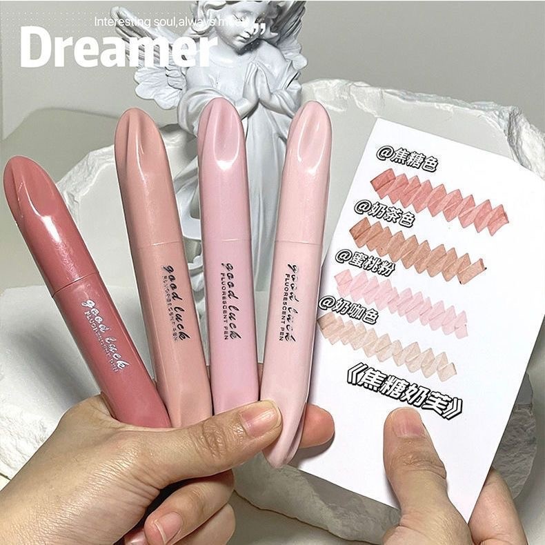 

Highlighter Pen 4 Warna / Stabilo Lucu Pastel / Spidol Warna Warni Aesthetic /Highlighter Based Marker Spidol Warna