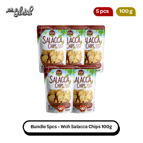 

Bundle 5pcs - Woh Salacca Salak Chips 100gr