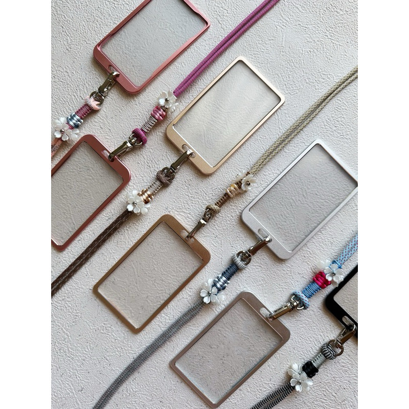 

[Ready Stock] Floral Series Lanyard Name Tag Paracord | Tali Lanyard Aestethic | Lanyard Id Card | Tali Id Card