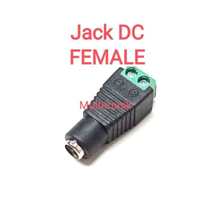 Jack DC FEMALE Jack DC Sekrup Jack DC FEMALE
