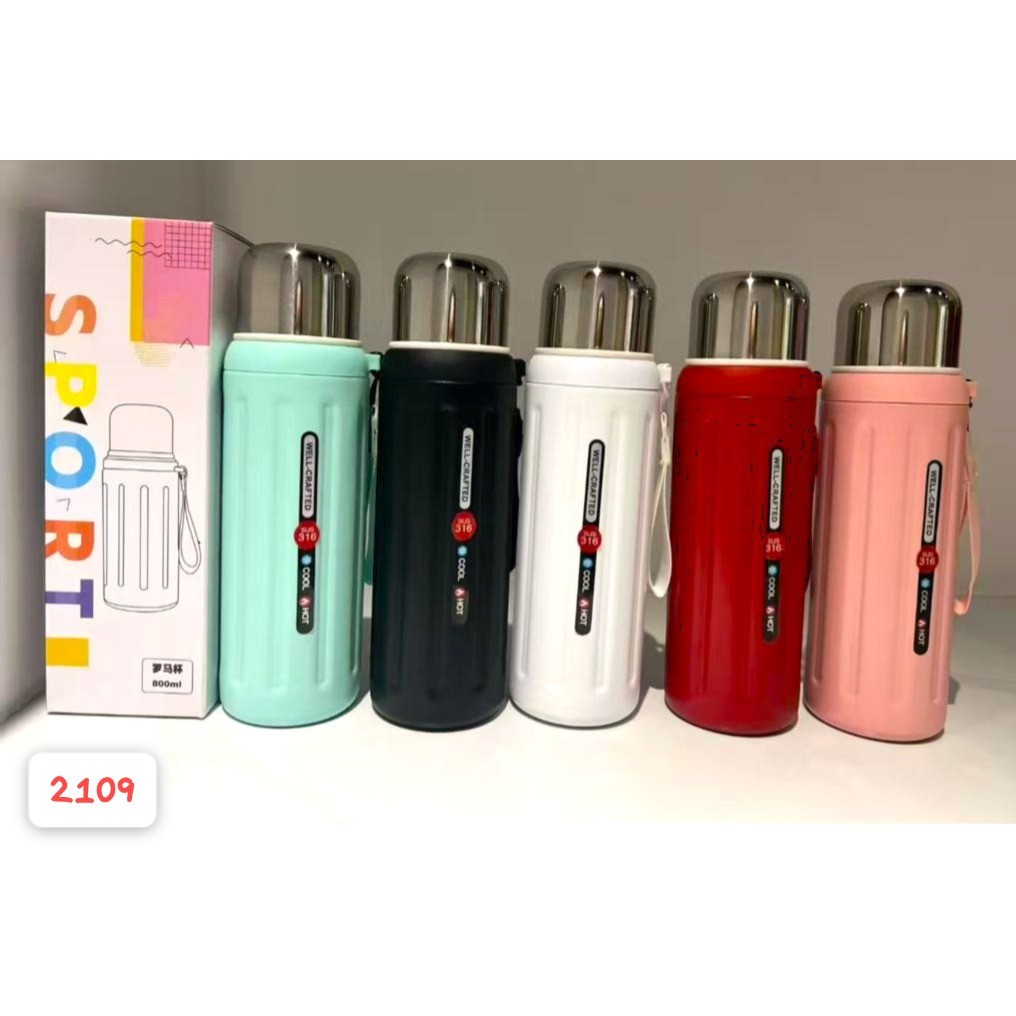 (SR) 2109 Termos Insulated Hot&Cold 600ML SS 316 Stainless Steel