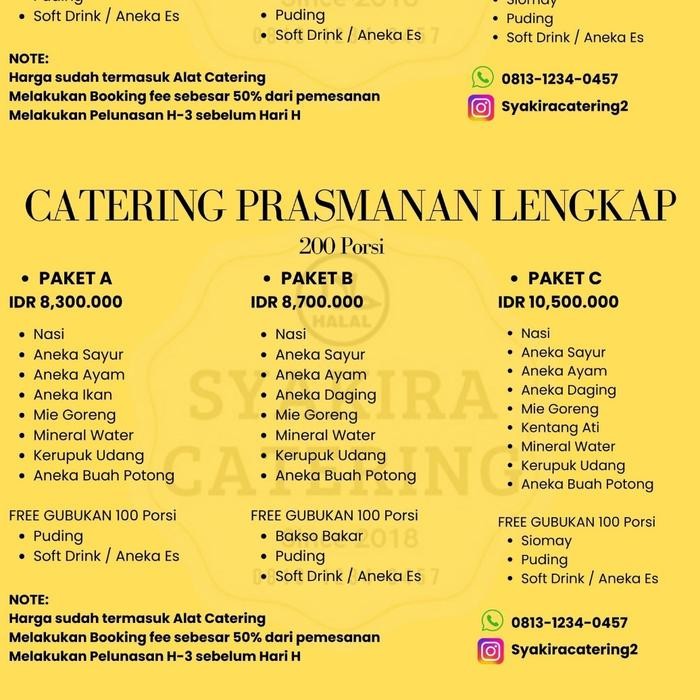 

Catering Prasmanan Lengkap