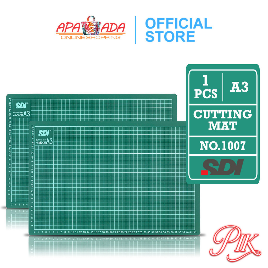 

Apazada Alas Potong A3 (45cm x 30cm) / Alas Potong Craft Kerajinan / Cutting Mat No.1007