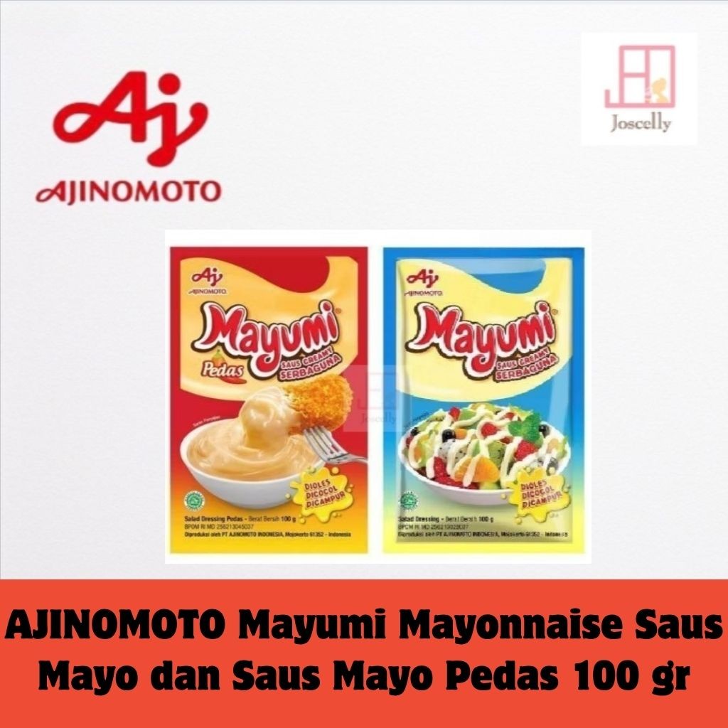 

JOSCELLY.ID AJINOMOTO Mayumi Mayonnaise Saus Mayo dan Saus Mayo Pedas 100 gr