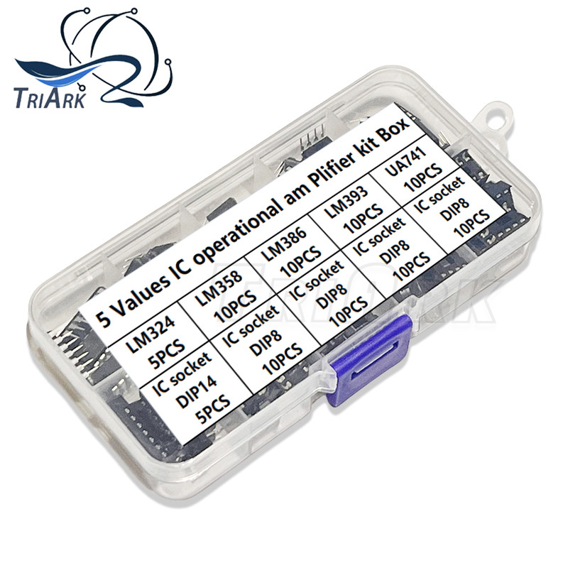 

90PCS/Set Electronic Component Assortment Kit LM324 LM358 LM386 LM393 UA741CP DIP LM324N DIP14